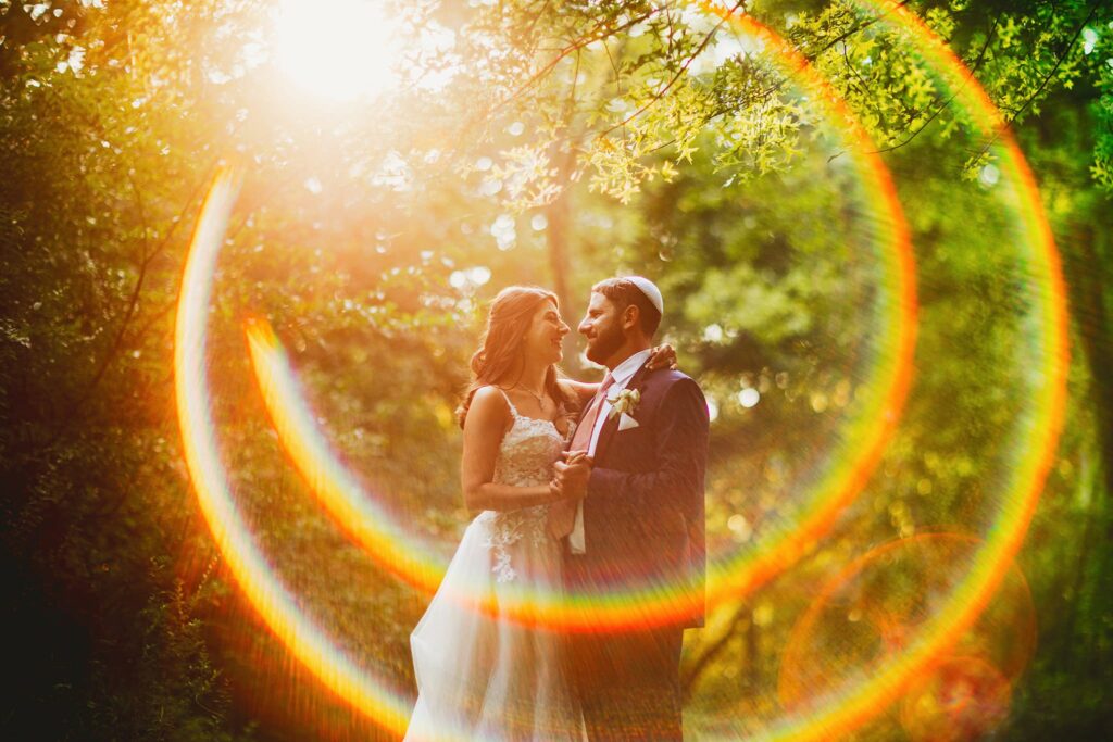 creative wedding photographer in bucks county