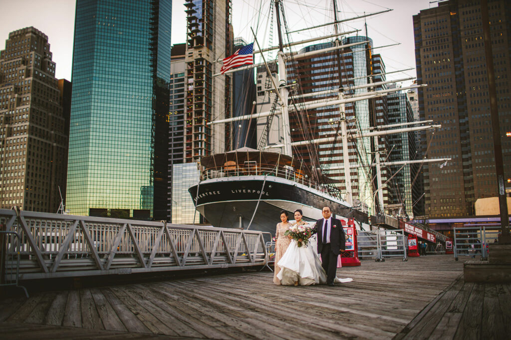 Wedding at Pier 16 NYC